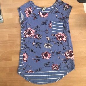 Colorblock Floral Top (girls)